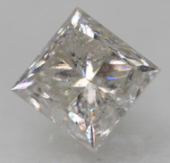 Certified 0.59 Carat G Color SI2 Princess Natural EARTH MINED Loose Diamond For Ring 4.18x4.13mm  *360 REAL PICS & VIDEO