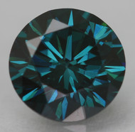 CERTIFIED 0.52 CARAT VIVID BLUE VVS2 ROUND BRILLIANT NATURAL EARTH MINED LOOSE DIAMOND 5.2MM  *360 REAL IMAGES & VIDEO