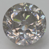 Certified 2.02 Carat Natural Fancy Gray SI1 Round Brilliant Natural EARTH MINED Loose Diamond 7.58mm  * REAL PICS & VID