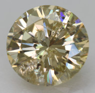 Certified 1.81 Carat Fancy Intense Yellow Round Brilliant Natural EARTH MINED Diamond 8.11mm  *360 REAL IMAGES & VIDEO