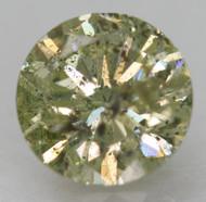 0.72 Carat Fancy Yellowish Green Round Brilliant Natural EARTH MINED Loose Diamond 5.75mm *360 REAL IMAGES & VIDEO