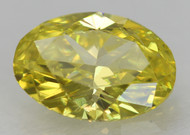 0.39 CARAT CANARY YELLOW VVS2 OVAL NATURAL EARTH MINED LOOSE DIAMOND 5.90X4.28MM *360 PROFESSIONAL IMAGES & VIDEO