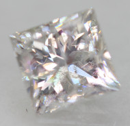 0.52 CARAT G COLOR SI2 PRINCESS NATURAL EARTH MINED LOOSE DIAMOND FOR JEWELRY 4.15X4.05MM *360 REAL IMAGES & VIDEO