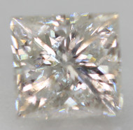 0.54 CARAT F COLOR SI2 PRINCESS NATURAL EARTH MINED LOOSE DIAMOND FOR JEWELRY 4.36X4.19MM *360 REAL IMAGES & VIDEO