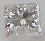 0.56 CARAT E COLOR SI2 PRINCESS NATURAL EARTH MINED LOOSE DIAMOND FOR JEWELRY 4.69X4.30MM *360 REAL IMAGES & VIDEO