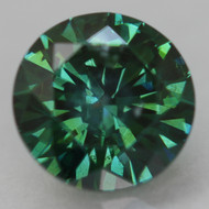 0.70 CARAT VIVID BLUE SI2 ROUND BRILLIANT NATURAL EARTH MINED LOOSE DIAMOND 5.66MM *360 PROFESSIONAL IMAGES & VIDEO