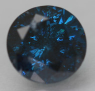 0.83 CARAT VIVID BLUE SI3 ROUND BRILLIANT NATURAL EARTH MINED LOOSE DIAMOND 5.78MM *360 PROFESSIONAL IMAGES & VIDEO