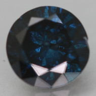 0.54 CARAT VIVID BLUE SI1 ROUND BRILLIANT NATURAL EARTH MINED LOOSE DIAMOND 5.2MM *360 PROFESSIONAL IMAGES & VIDEO