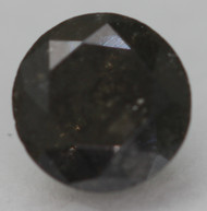 0.52 Carat Fancy Black Round Brilliant Natural EARTH MINED Loose Diamond For Ring 5.27mm 360 PROFESSIONAL IMAGES & VIDEO
