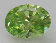 0.25 CARAT LEMON GREEN VVS2 OVAL NATURAL EARTH MINED LOOSE DIAMOND 4.89X3.60MM *360 PROFESSIONAL IMAGES & VIDEO
