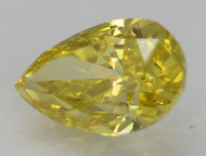 0.27 CARAT CANARY YELLOW VS2 PEAR SHAPE NATURAL EARTH MINED LOOSE DIAMOND 5.27X3.53MM *360 PROFESSIONAL IMAGES & VIDEO
