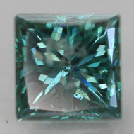 0.53 CARAT VIVID BLUE PRINCESS NATURAL EARTH MINED LOOSE DIAMOND FOR RING 4.43X4.40MM *360 PROFESSIONAL IMAGES & VIDEO