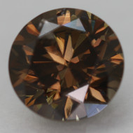 0.73 Carat Deep Brown SI2 Round Brilliant Natural EARTH MINED Loose Diamond 5.69mm *360 PROFESSIONAL IMAGES & VIDEO