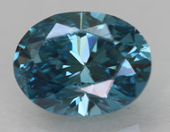 0.54 CARAT FANCY VIVID BLUE VS2 OVAL NATURAL EARTH MINED LOOSE DIAMOND 5.93X4.59MM *360 PROFESSIONAL IMAGES & VIDEO