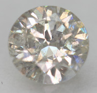 0.49 CARAT YELLOW GRAY SI2 ROUND BRILLIANT NATURAL EARTH MINED LOOSE DIAMOND 5.12MM *360 PROFESSIONAL IMAGES & VIDEO