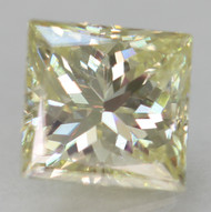 0.48 CARAT K COLOR VVS2 PRINCESS NATURAL EARTH MINED LOOSE DIAMOND FOR JEWELRY 4.49X4.32MM *360 REAL IMAGES & VIDEO