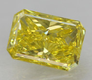 0.28 CARAT CANARY YELLOW VVS2 RADIANT NATURAL EARTH MINED LOOSE DIAMOND 4.80X3.45MM *360 PROFESSIONAL IMAGES & VIDEO