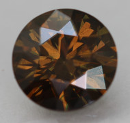 0.59 CARAT DEEP BROWN VS1 ROUND BRILLIANT NATURAL EARTH MINED LOOSE DIAMOND 5.4MM *360 PROFESSIONAL IMAGES & VIDEO
