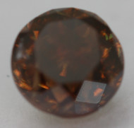 0.63 CARAT VIVID BROWN SI1 ROUND BRILLIANT NATURAL EARTH MINED LOOSE DIAMOND 4.85MM *360 PROFESSIONAL IMAGES & VIDEO