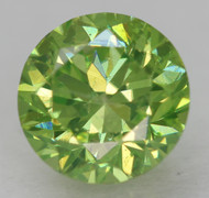 0.50 CARAT LEMON GREEN VVS2 ROUND BRILLIANT NATURAL EARTH MINED LOOSE DIAMOND 5.02MM *REAL IS RARE, REAL IS A DIAMOND