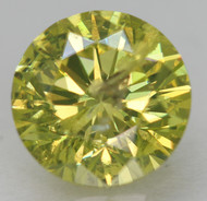 0.15 CARAT CANARY YELLOW SI2 ROUND BRILLIANT NATURAL EARTH MINED LOOSE DIAMOND 3.4MM *REAL IS RARE, REAL IS A DIAMOND