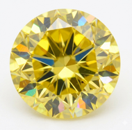 0.16 CARAT CANARY YELLOW VVS1 ROUND BRILLIANT NATURAL EARTH MINED LOOSE DIAMOND 3.6MM *REAL IS RARE, REAL IS A DIAMOND