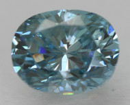 0.33 CARAT FANCY VIVID BLUE VS2 OVAL NATURAL EARTH MINED LOOSE DIAMOND 5.30X3.90MM *REAL IS RARE, REAL IS A DIAMOND