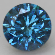 0.28 CARAT VIVID BLUE SI3 ROUND BRILLIANT NATURAL EARTH MINED LOOSE DIAMOND 4.28MM *REAL IS RARE, REAL IS A DIAMOND