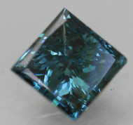 0.53 CARAT DEEP BLUE VVS2 PRINCESS NATURAL EARTH MINED LOOSE DIAMOND 4.45X4.38MM *360 PROFESSIONAL IMAGES & VIDEO