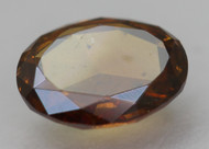 0.33 Carat Fancy Vivid Brownish Orange Oval ROSE CUT Natural Earth Mined Loose Diamond For Ring 5.12X4.19mm * VID & PICS