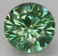 Certified 1.16 Carat Intense Green VS1 Round Brilliant Natural EARTH MINED Loose Diamond 6.83mm