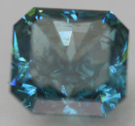 Certified 1.76 Carat Vivid Blue VS1 Modified Radiant Natural EARTH MINED Loose Diamond 6.53x6.43mm