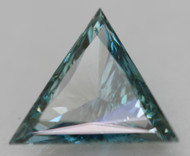 Certified 0.90 Carat Vivid Blue VVS2 Triangle Natural EARTH MINED Loose Diamond 7.86x7.66mm