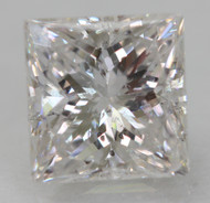 Certified 0.84 Carat D Color VS2 Princess Natural EARTH MINED Loose Diamond For Ring 5.26x5.08mm
