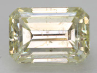 Certified 0.91 Carat J Color SI1 Emerald Natural EARTH MINED Loose Diamond For Ring 6.51x4.47mm