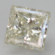 Certified 1.01 Carat H Color VVS1 Princess Natural EARTH MINED Loose Diamond For Ring 5.73x5.61mm