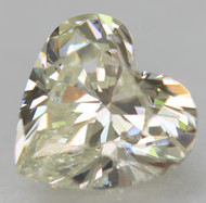 Certified 1.01 Carat I Color VVS2 Heart Shape Natural EARTH MINED Loose Diamond For Ring 6.6x6.43mm