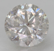 Certified 0.56 Carat D Color SI2 Round Brilliant Natural EARTH MINED Loose Diamond For Ring 5.13mm