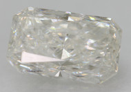 Certified 1.01 Carat F Color SI2 Radiant Natural EARTH MINED Loose Diamond For Ring 7.5x4.7mm