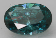 Certified 0.81 Carat Vivid Blue VS1 Oval Natural EARTH MINED Loose Diamond 7.4x5.07mm