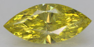 Certified 2.55 Carat Canary Yellow VS1 Marquise Natural EARTH MINED Loose Diamond 14.79x6.82mm