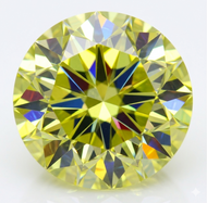 0.16 CARAT CANARY YELLOW VVS2 ROUND BRILLIANT NATURAL EARTH MINED LOOSE DIAMOND 3.46MM *REAL IS RARE, REAL IS A DIAMOND