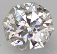 Certified 0.88 Carat D Color SI1 Octagon Natural EARTH MINED Loose Diamond For Ring 6.19x5.91mm