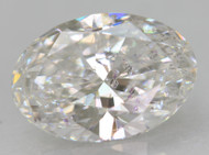 Certified 0.78 Carat D Color SI1 Oval Natural EARTH MINED Loose Diamond For Ring 7.53x5.32mm