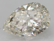 Certified 0.64 Carat F Color SI2 Pear Shape Natural EARTH MINED Loose Diamond For Ring 7.1x5.13mm
