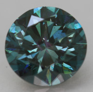 Certified 1.18 Carat Vivid Blue VVS2 Round Brilliant Natural EARTH MINED Loose Diamond 6.78mm