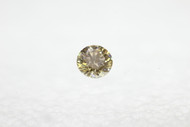 0.06 Carat Yellow Brown VVS2 Round Brilliant Natural EARTH MINED Loose Diamond 2.54mm *REAL IS RARE, REAL IS A DIAMOND