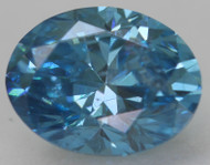 CERTIFIED 1.04 CARAT VIVID BLUE VS1 OVAL NATURAL EARTH MINED LOOSE DIAMOND 7.31X5.59MM  *360 PROFESSIONAL IMAGES & VIDEO