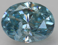 CERTIFIED 0.70 CARAT VIVID BLUE SI2 OVAL NATURAL EARTH MINED LOOSE DIAMOND 6.25X4.8MM  *360 PROFESSIONAL IMAGES & VIDEO