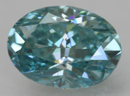 CERTIFIED 0.50 CARAT FANCY BLUE VVS1 OVAL NATURAL EARTH MINED LOOSE DIAMOND 5.92X4.37MM  *360 REAL IMAGES & VIDEO